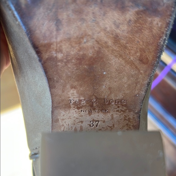 Rag & Bone Kinsey Tan Suede Boots Size 37 US 7 - Picture 6 of 6